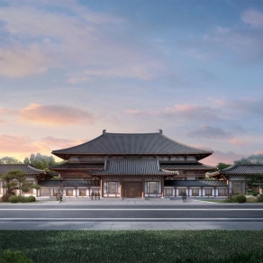 中式古建3D模型下载